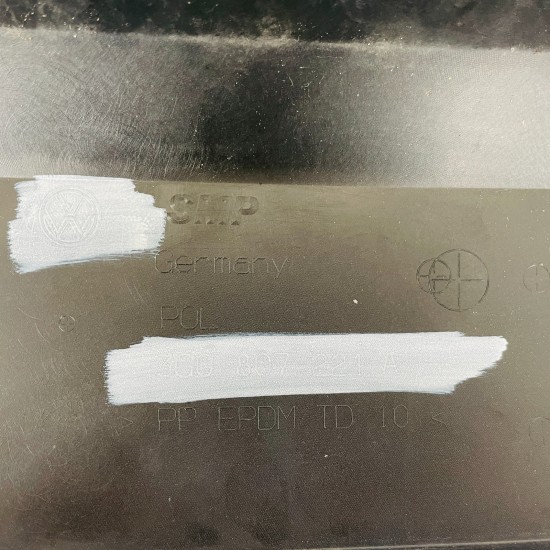 VW Passat Front Bumper B8 Face Lift Genuine Black 3g0807221a | 2015-2019 [Ba85]