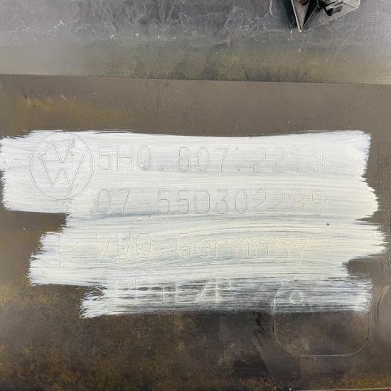 VW Golf Front Bumper Mk8 Se Genuine Black 5h0807221h | 2019-2024 [Ba123]