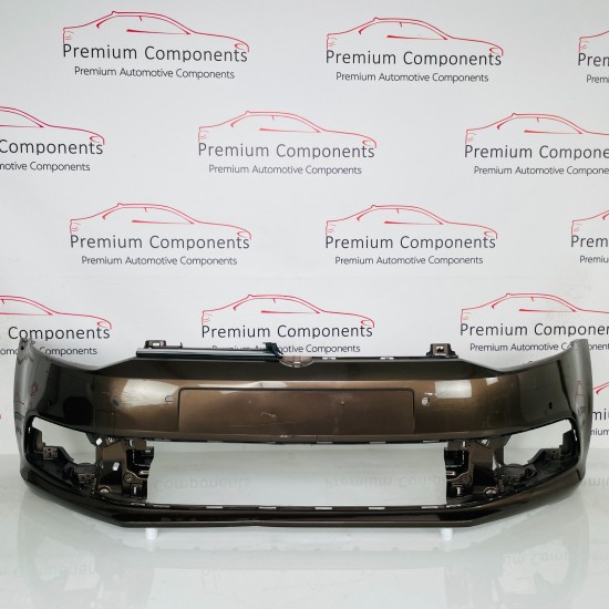 VW Polo Front Bumper With Pdc Genuine Brown 6c0807221 | 2014-2017 [Ba139]