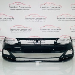 VW Polo Front Bumper Se 2g With Pdc Genuine Grey 2g0807221 | 2017-2022 [Ba143]