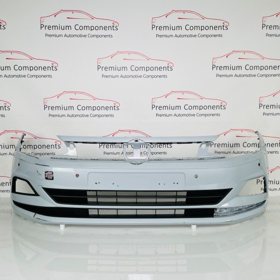 VW Polo Front Bumper Se 2g Genuine White With Pdc 2g0807221 | 2017-2022 [Ba152]