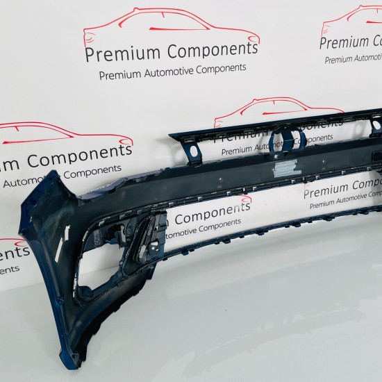 VW Polo Front Bumper Mk6 R Line Genuine Blue 2gs807221h | 2022-2024 [ac4]