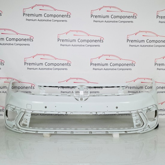 VW Polo Front Bumper Mk6 R-line Genuine White 2gs807221h | 2022-2024 [Bb34]