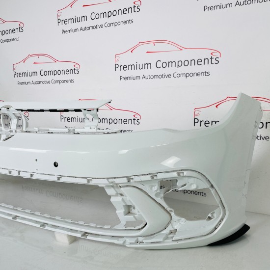 VW Polo Front Bumper Mk6 R-line Genuine White 2gs807221h | 2022-2024 [Bb34]