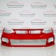 VW Polo Front Bumper Gti R Line Genuine Red 2g0807221j | 2017-2022 [Bc20]