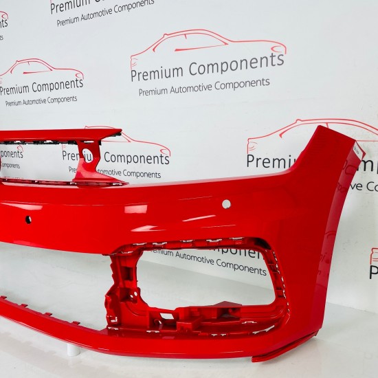 VW Polo Front Bumper Gti R Line Genuine Red 2g0807221j | 2017-2022 [Bc20]