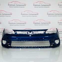 VW Polo Front Bumper Mk6 R-line Genuine Blue 2gs807221h | 2017-2022 [Bd23]