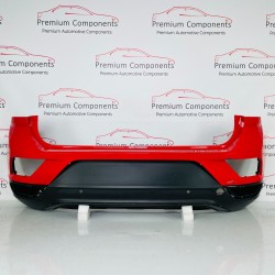VW T Roc Rear Bumper With Pdc Red Genuine 2ga807421d | 2017-2022 [Bd14]