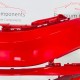 VW Passat Front Bumper B8 Face Lift Genuine Red 3g0807221e | 2020 – 2024 [at35]