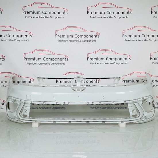 VW Polo Front Bumper Mk6 R Line Genuine White 2gs807221h | 2022-2024 [Bd40]