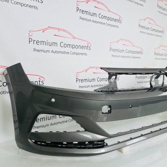 VW Polo Front Bumper Mk6 Se 2g Genuine Grey 2gs807221 | 2017-2020 [Be22]