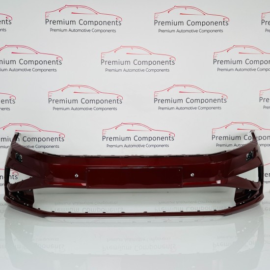 VW Golf Sv Sportsvan Front Bumper Genuine Red 510807221 | 2017-2021 [aj94]