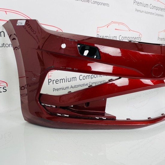 VW Golf Sv Sportsvan Front Bumper Genuine Red 510807221 | 2017-2021 [aj94]