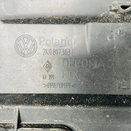 VW Caddy Rear Bumper Genuine Black 2k0807363 | 2010–2015 [ak56]
