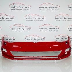 VW Golf Front Bumper Mk7 Se Genuine Red 5g0807221 | 2013–2017 [Bb31]