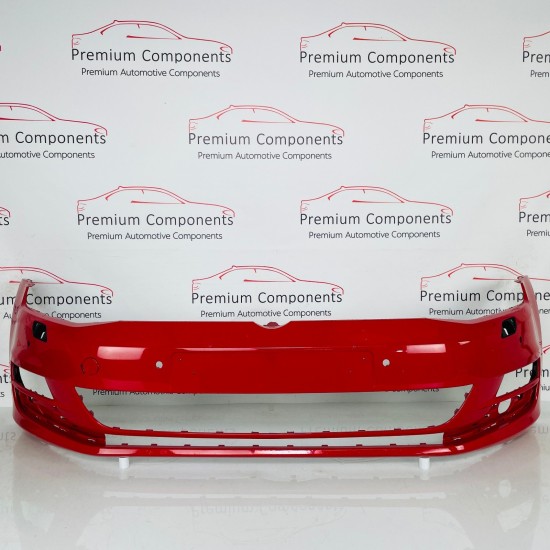 VW Golf Front Bumper Mk7 Se Genuine Red 5g0807221 | 2013–2017 [Bb31]