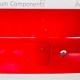 VW Golf Front Bumper Mk7 Se Genuine Red 5g0807221 | 2013–2017 [Bb31]