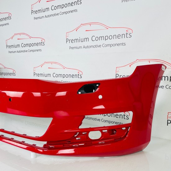 VW Golf Front Bumper Mk7 Se Genuine Red 5g0807221 | 2013–2017 [Bb31]