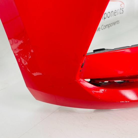 VW Polo Front Bumper Mk6 Se Genuine Red 2gs807221a | 2017 - 2022 [al54]
