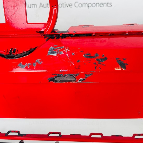VW Polo Front Bumper Mk6 Se Genuine Red 2gs807221a | 2017 - 2022 [al54]