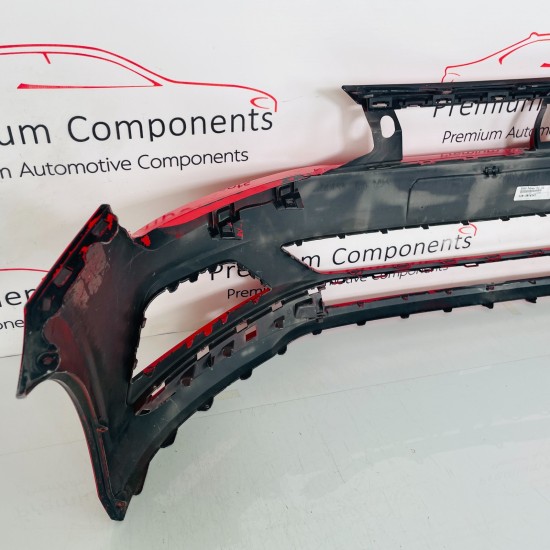 VW Polo Front Bumper Mk6 Se Genuine Red 2gs807221a | 2017 - 2022 [al54]