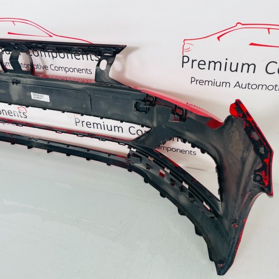 VW Polo Front Bumper Mk6 Se Genuine Red 2gs807221a | 2017 - 2022 [al54]