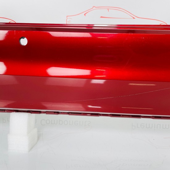 VW Golf Sv Sportsvan Rear Bumper Genuine Red -510807421h | 2017-2021 [ak40]