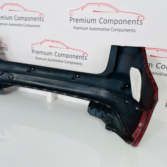 VW Golf Sv Sportsvan Rear Bumper Genuine Red -510807421h | 2017-2021 [ak40]