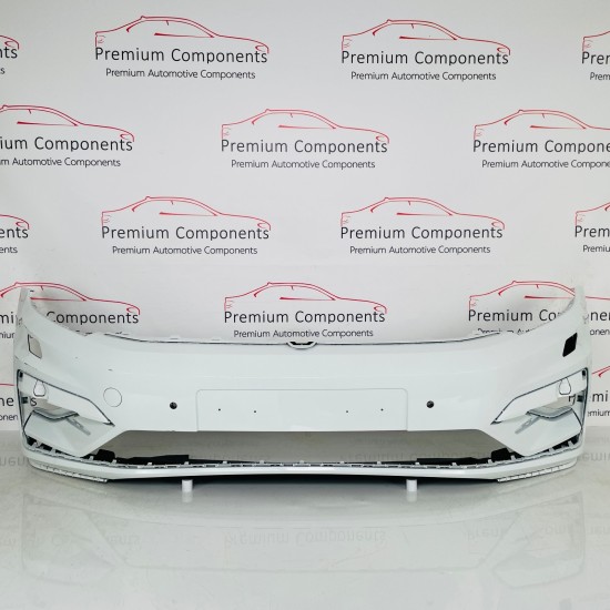 VW Touran Front Bumper R Line Genuine White 5ta807221m | 2015-2022 [Bc53]