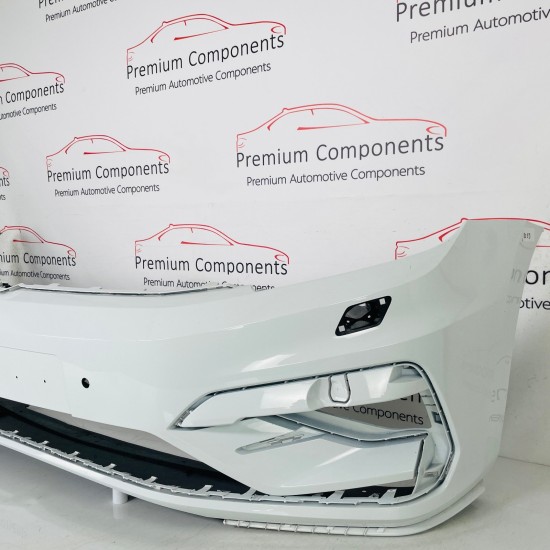VW Touran Front Bumper R Line Genuine White 5ta807221m | 2015-2022 [Bc53]