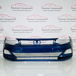 VW Polo Front Bumper Mk6 Se 2g Genuine Blue 2gs807221 | 2017-2021 [Bf34]