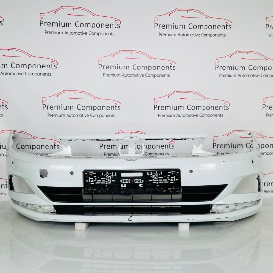 VW Polo Front Bumper Mk6 Se 2g Genuine White 2gs807221 | 2017-2021 [Bf59]