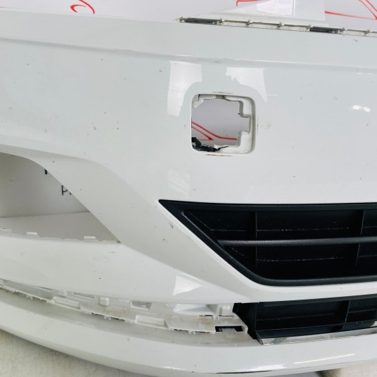 VW Polo Front Bumper Mk6 Se 2g Genuine White 2gs807221 | 2017-2021 [Bf59]