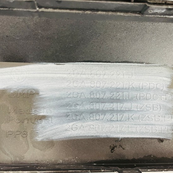 VW T Roc Front Bumper With Pdc Genuine Grey 2ga807221 | 2017–2022 [Bf63]