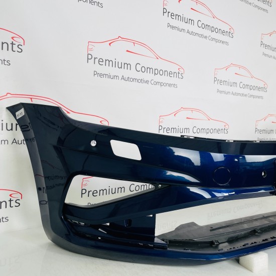 VW Golf Sportsvan Front Bumper Sv Genuine Blue 510807221 | 2017-2021 [Bf83]