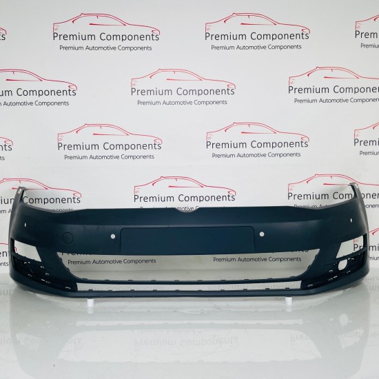 VW Golf Front Bumper Mk7 Se With Pdc Genuine Grey 5g0807221 | 2013–2017 [Ba49]
