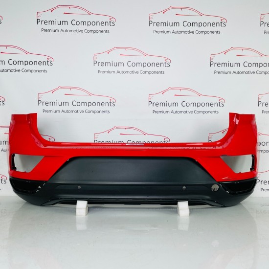 VW T Roc Rear Bumper & Diffuser Genuine Red 2ga807421d | 2017-2022 [Bd14]