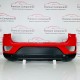 VW T Roc Rear Bumper & Diffuser Genuine Red 2ga807421d | 2017-2022 [Bd14]