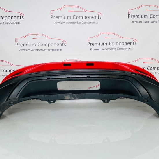 VW T Roc Rear Bumper & Diffuser Genuine Red 2ga807421d | 2017-2022 [Bd14]