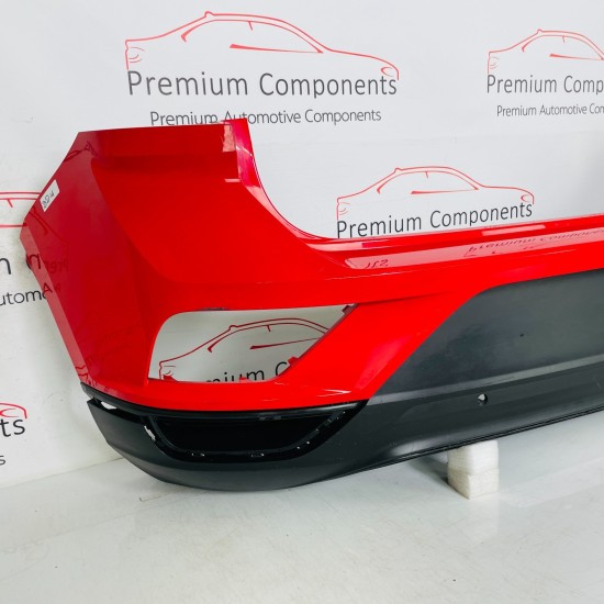 VW T Roc Rear Bumper & Diffuser Genuine Red 2ga807421d | 2017-2022 [Bd14]