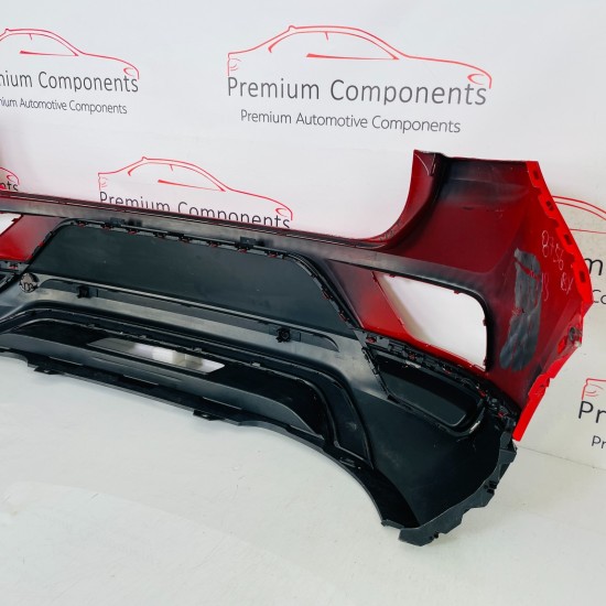 VW T Roc Rear Bumper & Diffuser Genuine Red 2ga807421d | 2017-2022 [Bd14]
