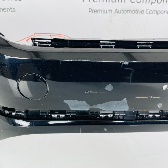 VW Touareg Front Bumper Se Tdi V6 Genuine Black 760807221e | 2019–2023 [at31]