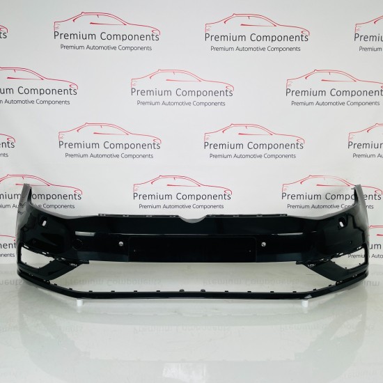 VW Golf Front Bumper Mk7.5 Facelift Se Genuine Black 5g0807221 2017-2020 [Bf151]