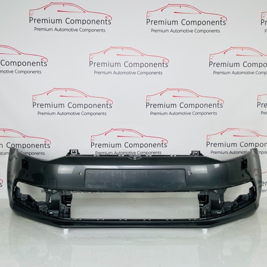 VW Polo Front Bumper Genuine Grey 6c0807221 | 2014-2017 [Bf152]