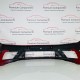 VW Caddy Front Bumper Highline Genuine Red 2k5807221k | 2015-2020 [Bf163]