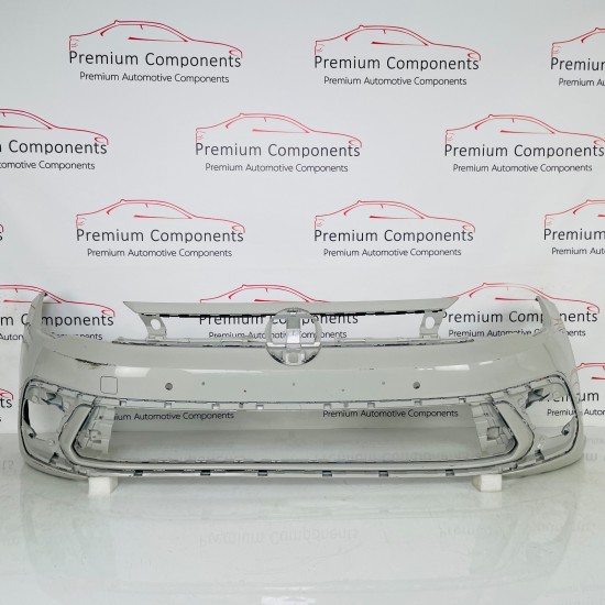 VW Polo Front Bumper Mk6 R-line Genuine Grey 2gs807221h | 2022-2026 [Bf178]