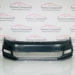 VW Touran Front Bumper Mk2 5t Mpv Genuine Grey 5ta807221al | 2015-2020 [Ba40]