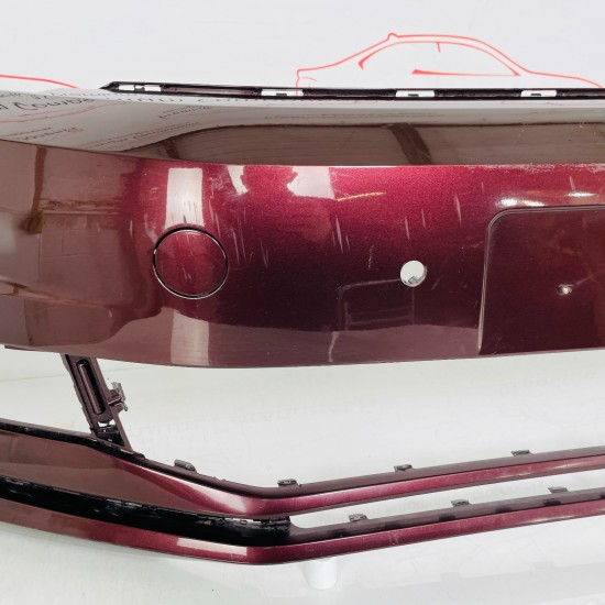 VW Touran Front Bumper Mk2 5t Mpv Genuine Red 5ta807221al | 2015–2020 [ar100]