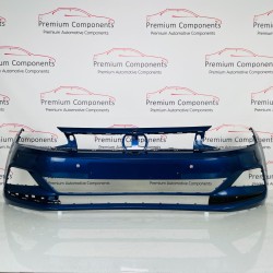 VW Polo Front Bumper Mk6 Se 2g Genuine Blue 2gs807221 | 2017-2020 [Bf200]