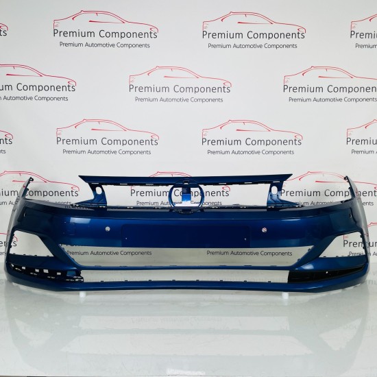 VW Polo Front Bumper Mk6 Se 2g Genuine Blue 2gs807221 | 2017-2020 [Bf200]
